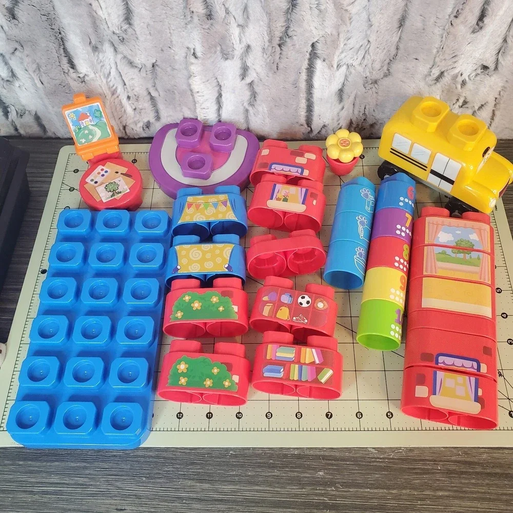 Leap Frog Building Blocks - ABC Smart House Replacement Parts & Pieces, 30 Pcs